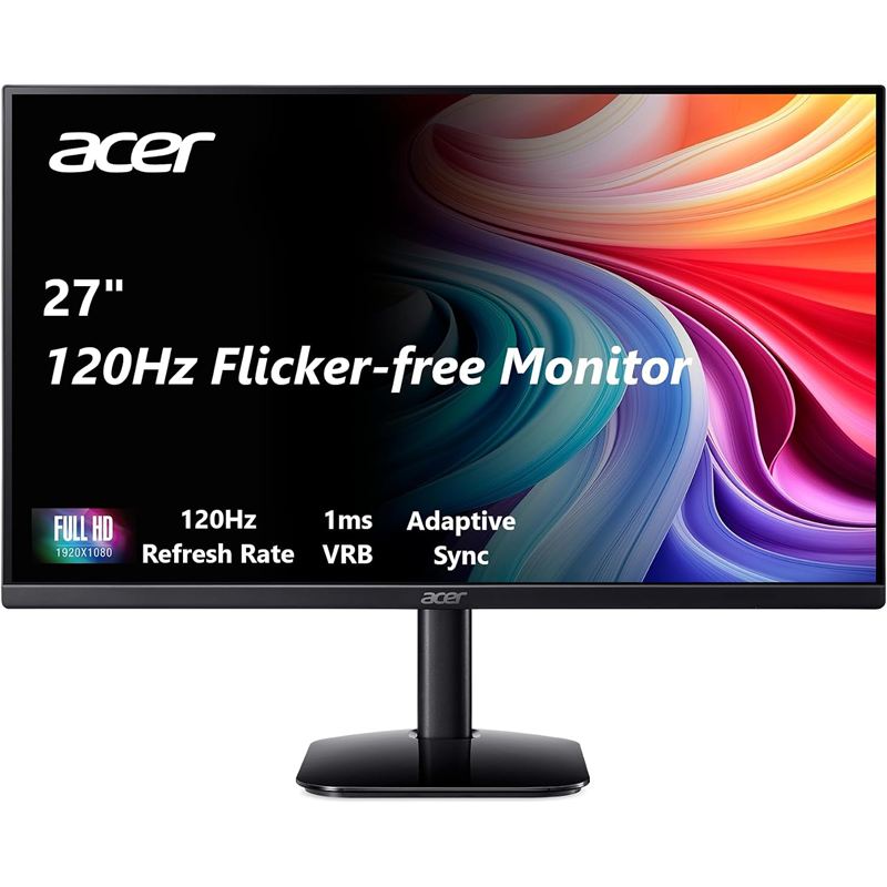 Monitor Acer KB272 de 27 pulgadas con biseles delgados