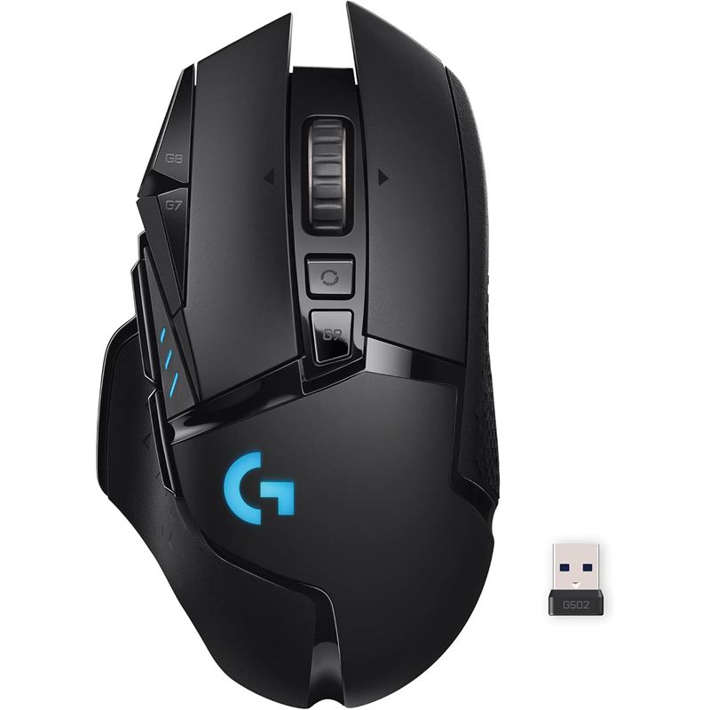 Ratón inalámbrico para juegos Logitech G502 Lightspeed negro