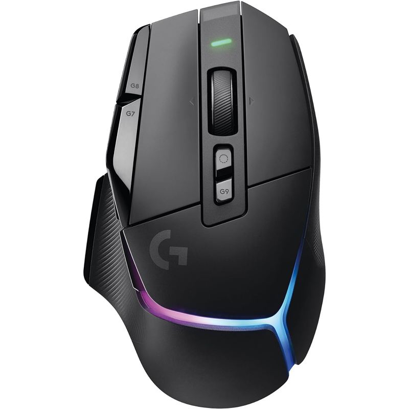 Ratón inalámbrico para juegos Logitech G502 X Plus negro con iluminación RGB