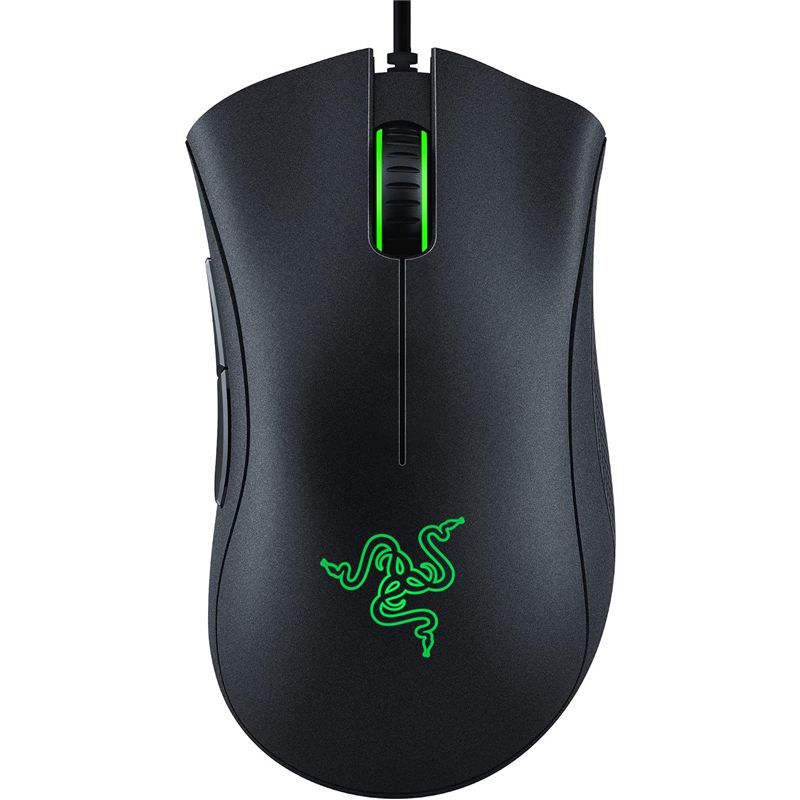 Ratón ergonómico para juegos con cable Razer DeathAdder Essential negro
