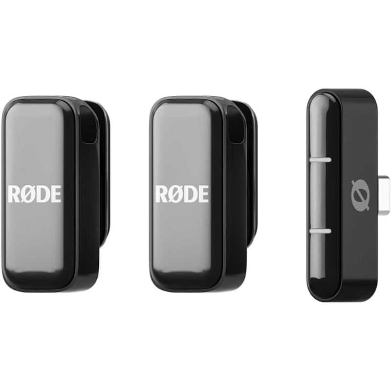 Micrófonos inalámbricos RØDE Wireless Micro negros con estuche de carga