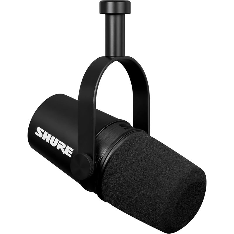 Micrófono dinámico Shure MV7X negro metálico