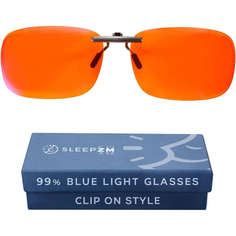 Sobrelentes Sleep ZM de bloqueo de luz azul con lente naranja