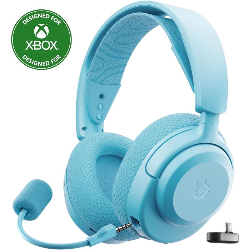 Audífonos inalámbricos SteelSeries Arctis Nova 3X en color aqua