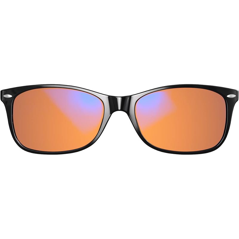 Lentes Swanwick Swannies con marco negro y lente ámbar
