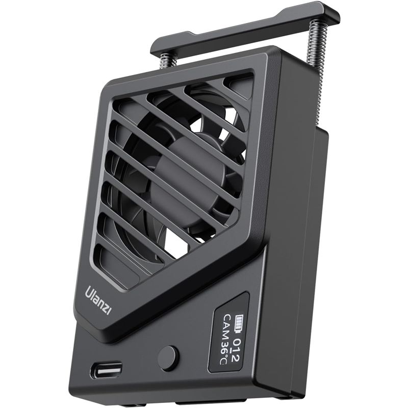 Ventilador de enfriamiento para cámara ULANZI CA25 con pantalla OLED